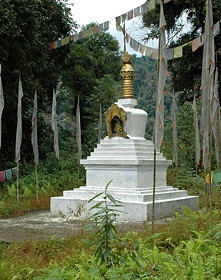 Chorten at Khachoepalri